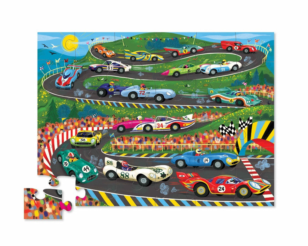 Classic Floor Puzzle 36 Piece - Race Day