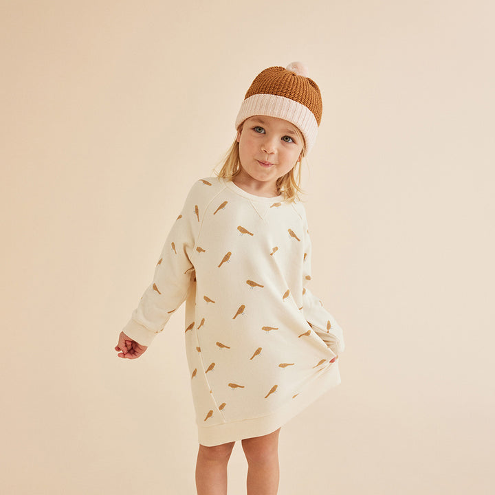 Wilson and Frenchy Organic Terry Sweat Dress - Tweet Tweet