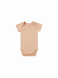 Quincy Mae Short Sleeve Bodysuit - Petal