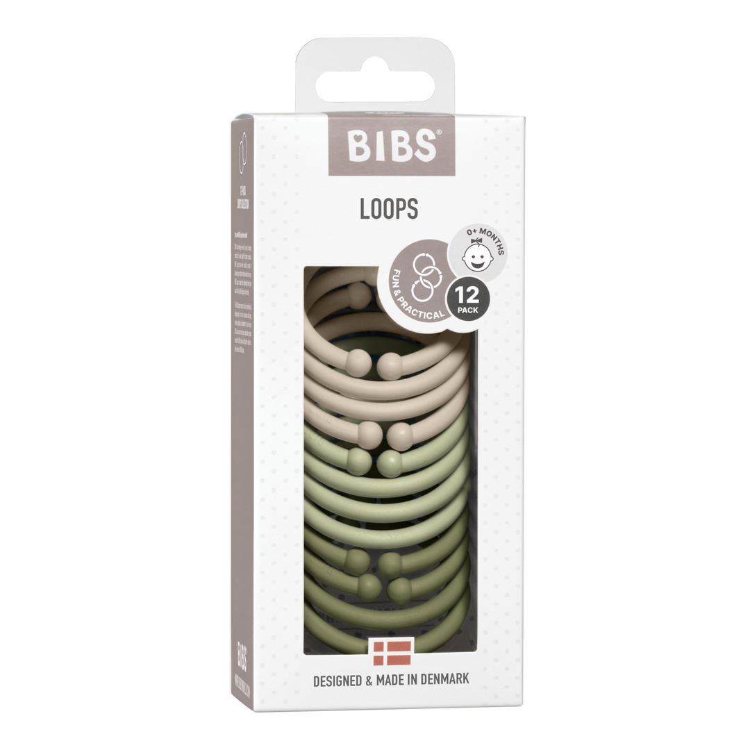 BIBS Loops - Vanilla/Sage/Olive
