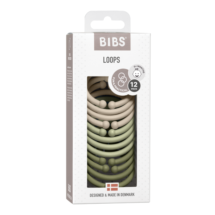 BIBS Loops - Vanilla/Sage/Olive