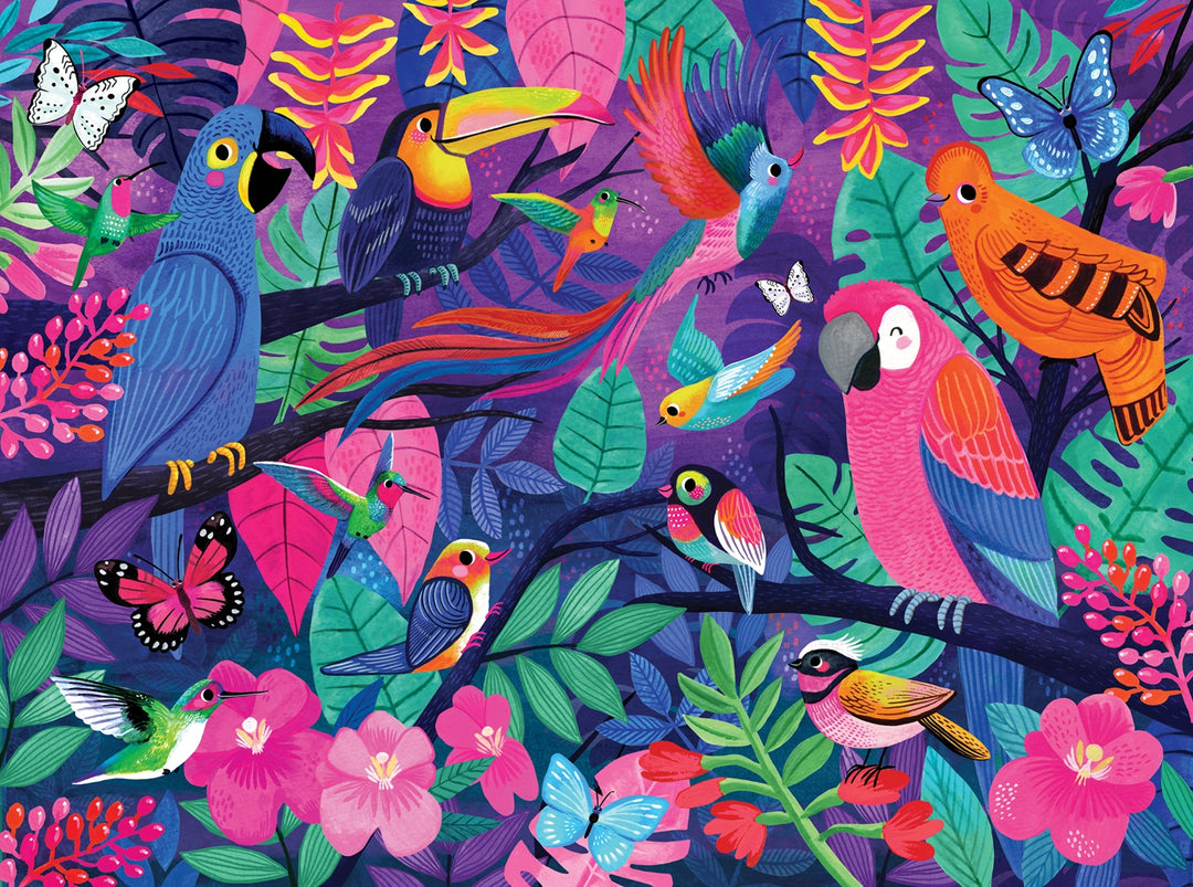 Family Puzzle 500 Piece - Birds of Paradise