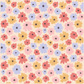 Greeting Card - Retro Floral