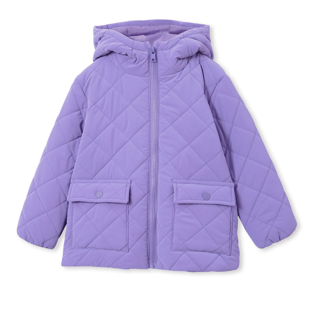 Milky Puffer Jacket - Lavender