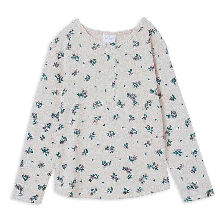 Milky Henley - Sweet Floral