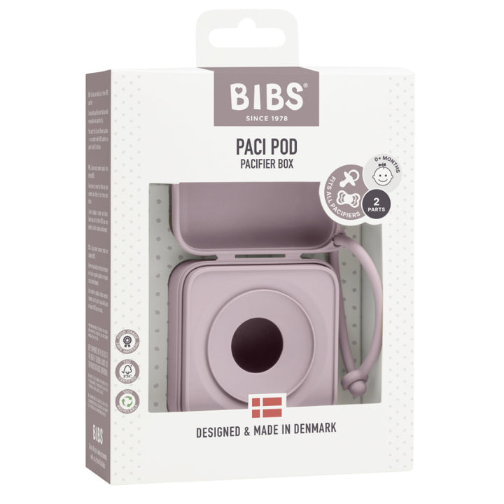 BIBS Pacifier Box - Dusky Lilac