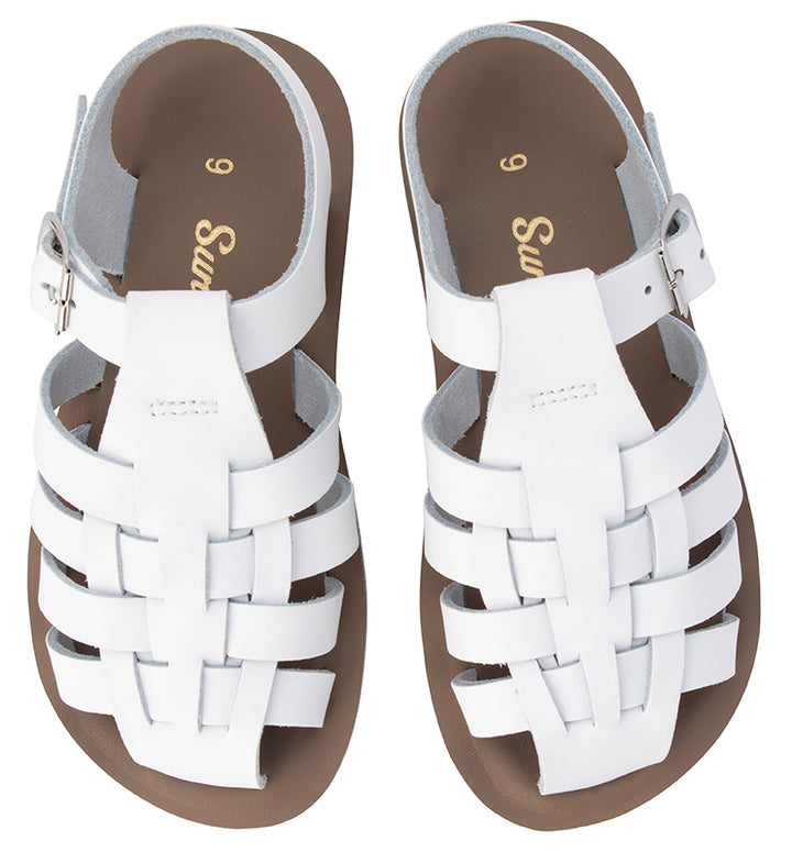 Saltwater Sandals Sun San Sailor - White