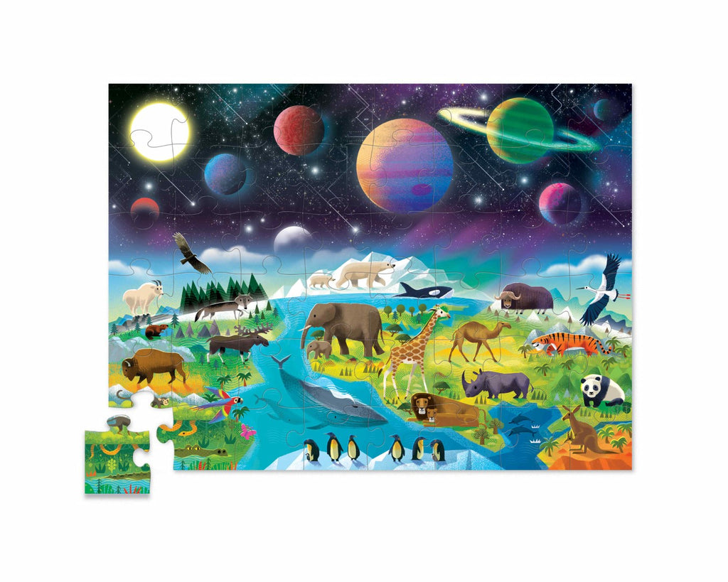Above and Below Puzzle 48 Piece - Earth and Space