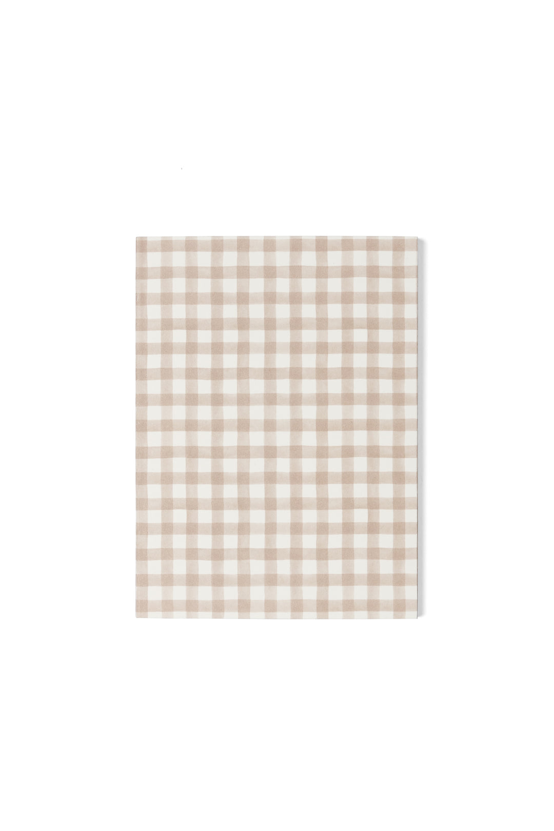 Emma Kate Co. A6 Notebook | Biscuit Gingham | Lined