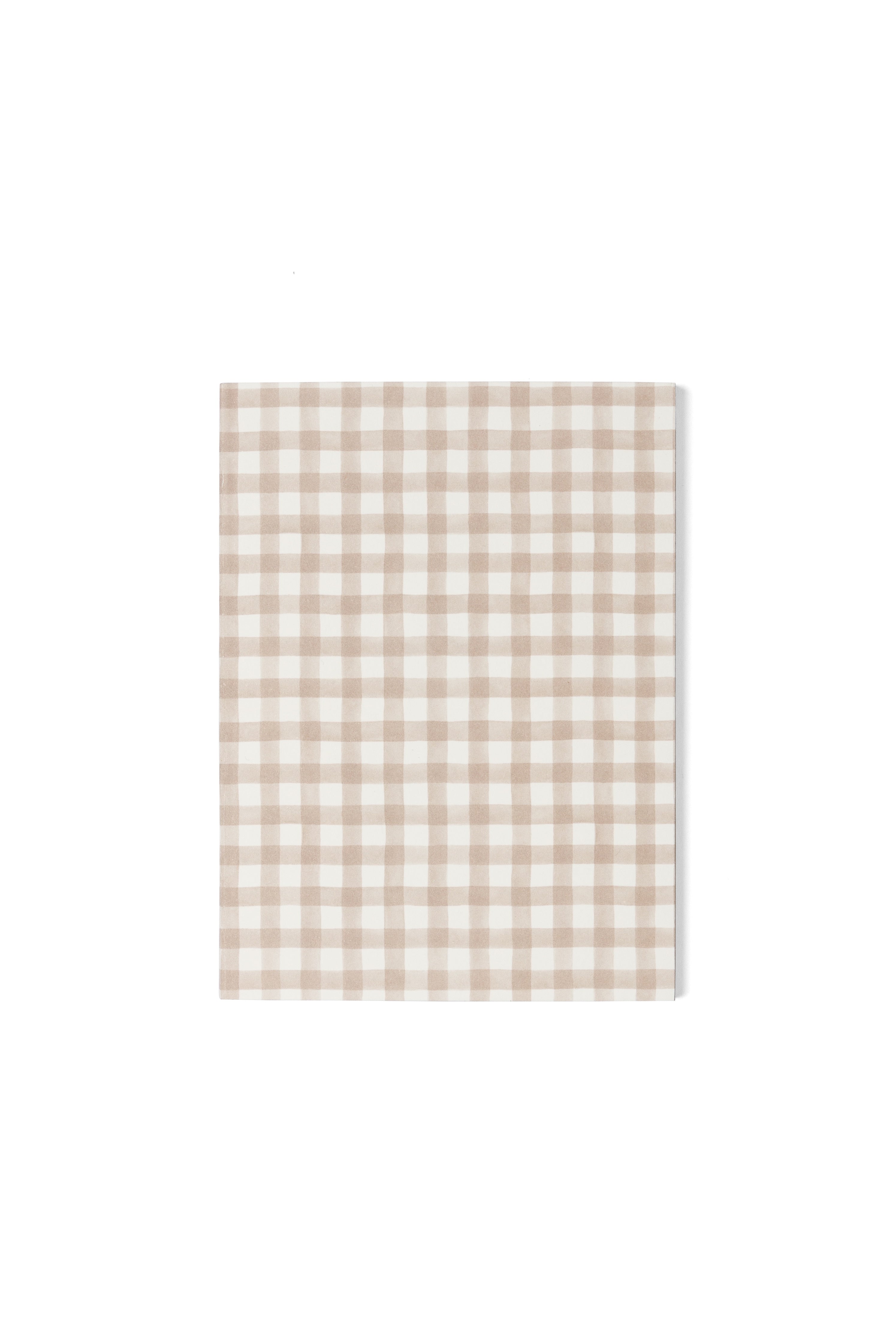 A6 Notebook | Biscuit Gingham | Lined