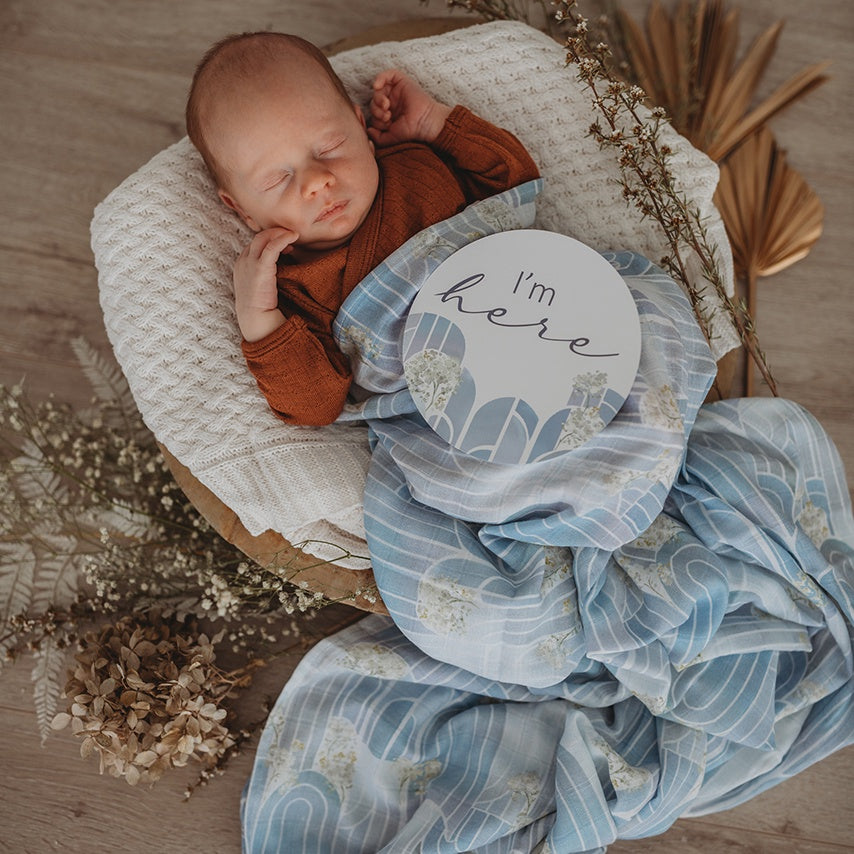Snuggle Hunny Organic Cotton Muslin Wrap - Eventide