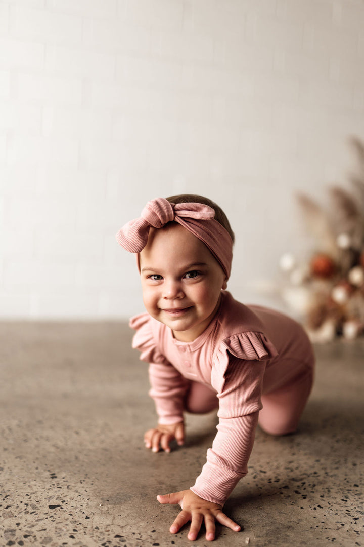 Snuggle Hunny Kids Growsuit - Rose