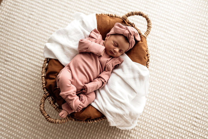 Snuggle Hunny Kids Top Knot - Rose