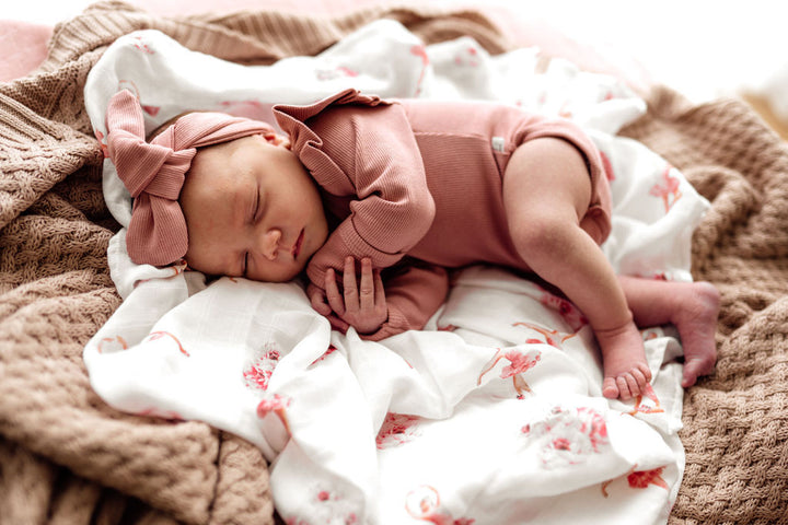 Snuggle Hunny Kids Top Knot - Rose