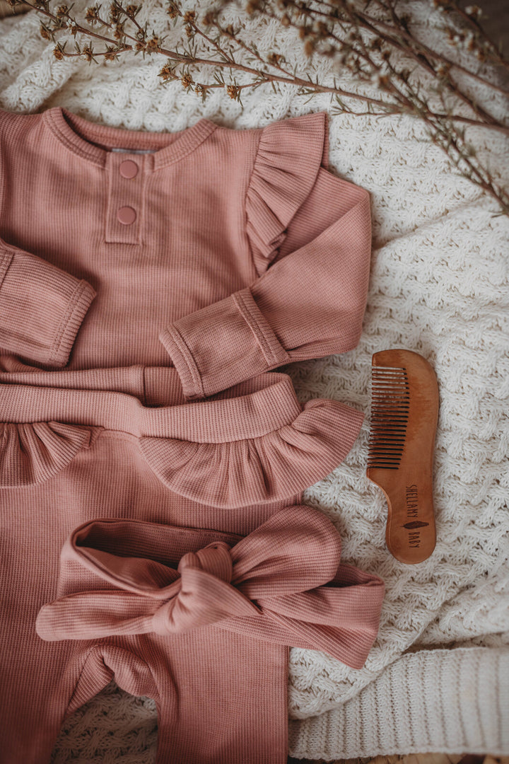 Snuggle Hunny Kids Top Knot - Rose