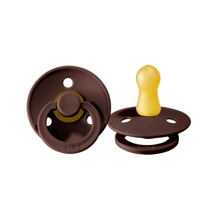 BIBS Colour Pacifier 2 Pack - Chestnut