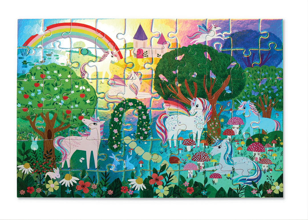 Foil Puzzle 60 Piece - Sparkling Unicorn