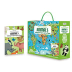 Travel Learn and Explore - Endangered Species of the Planet 205 Piece Puzzle & Book