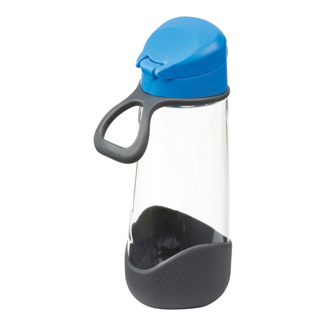 Sports Spout Bottle 600ml - Blue Slate