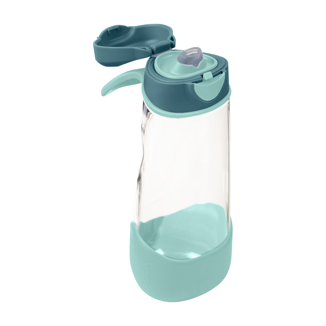 B.Box Sports Spout Bottle 600ml - Emerald Forest