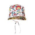 Citrus Floral Junior Hat - Oatmeal