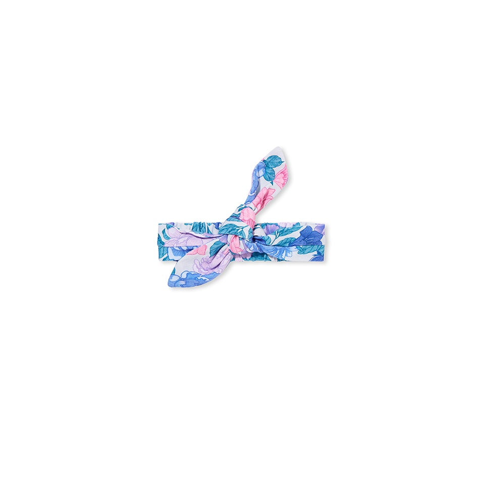 Milky Peony Headband - Ice Grey
