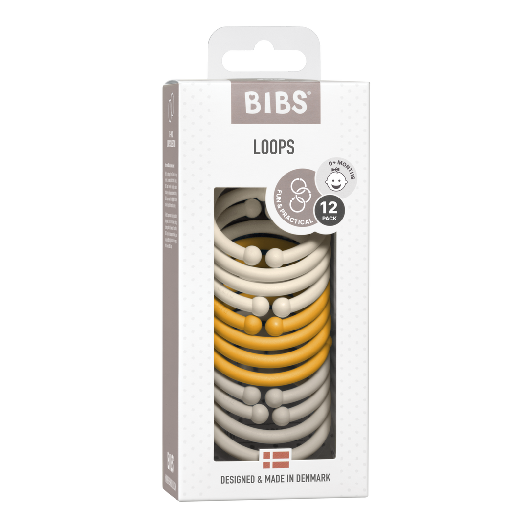 Bibs Loops - Ivory/Honey Bee/Sand