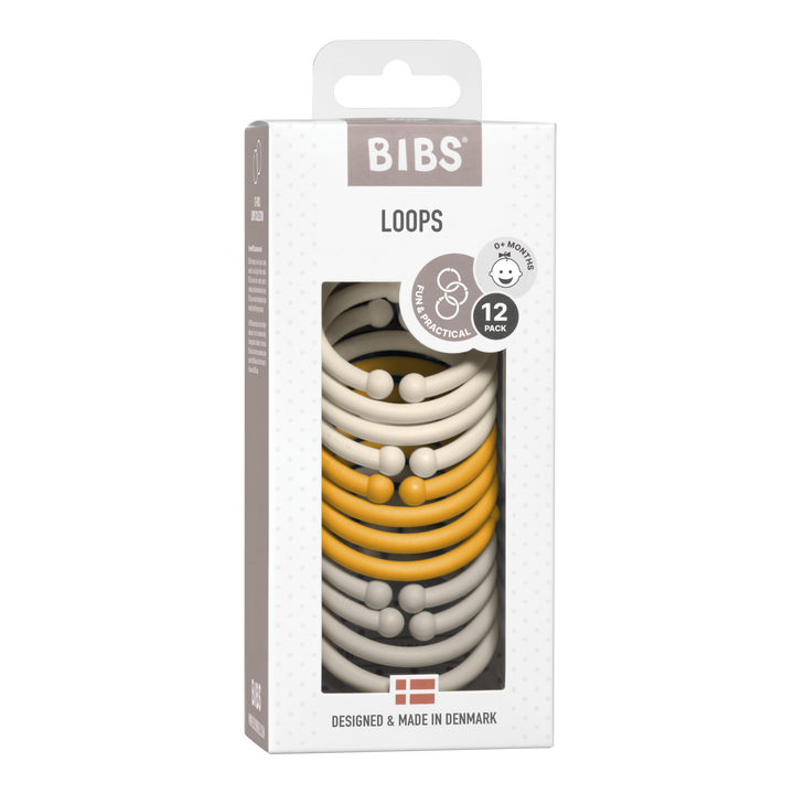 Bibs Loops - Ivory/Honey Bee/Sand