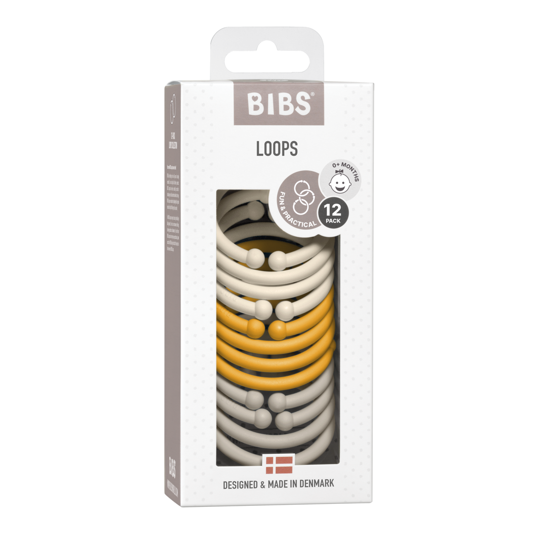 BIBS Loops - Ivory/Honey Bee/Sand