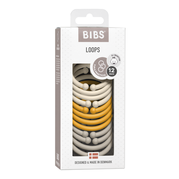 BIBS Loops - Ivory/Honey Bee/Sand