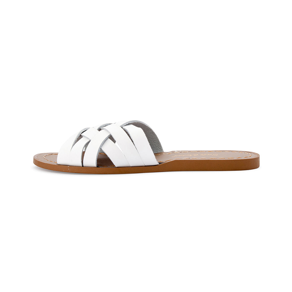 Saltwater Sandals Adults Retro Slides - White