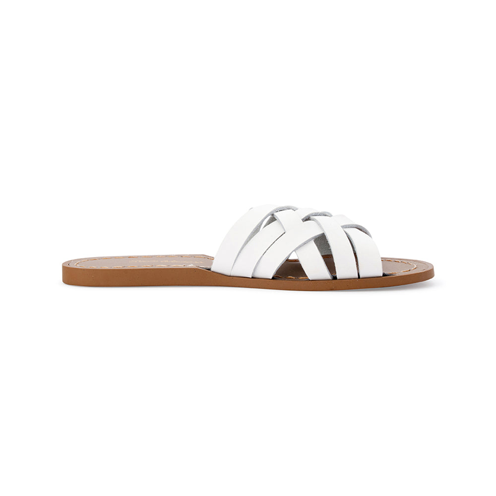 Adults Retro Slides - White