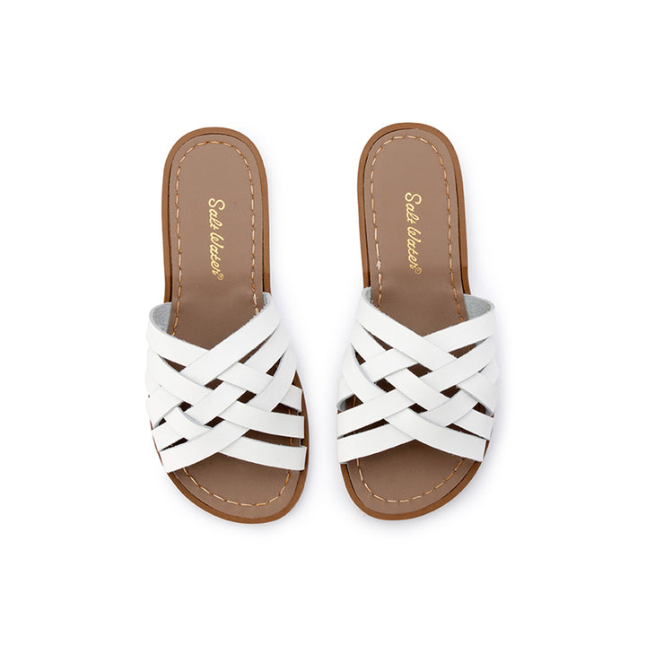 Saltwater Sandals Adults Retro Slides - White
