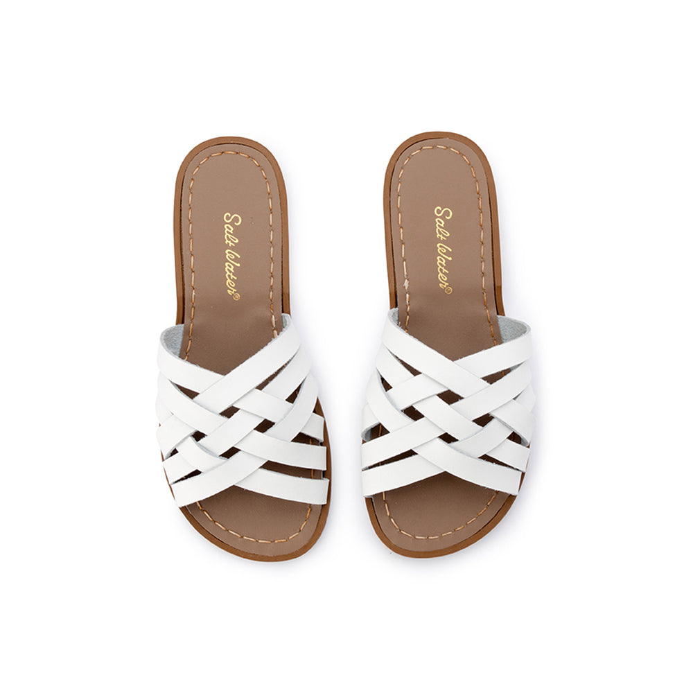 Adults Retro Slides - White