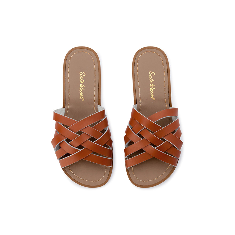 Saltwater Sandals Adults Retro Slides - Tan