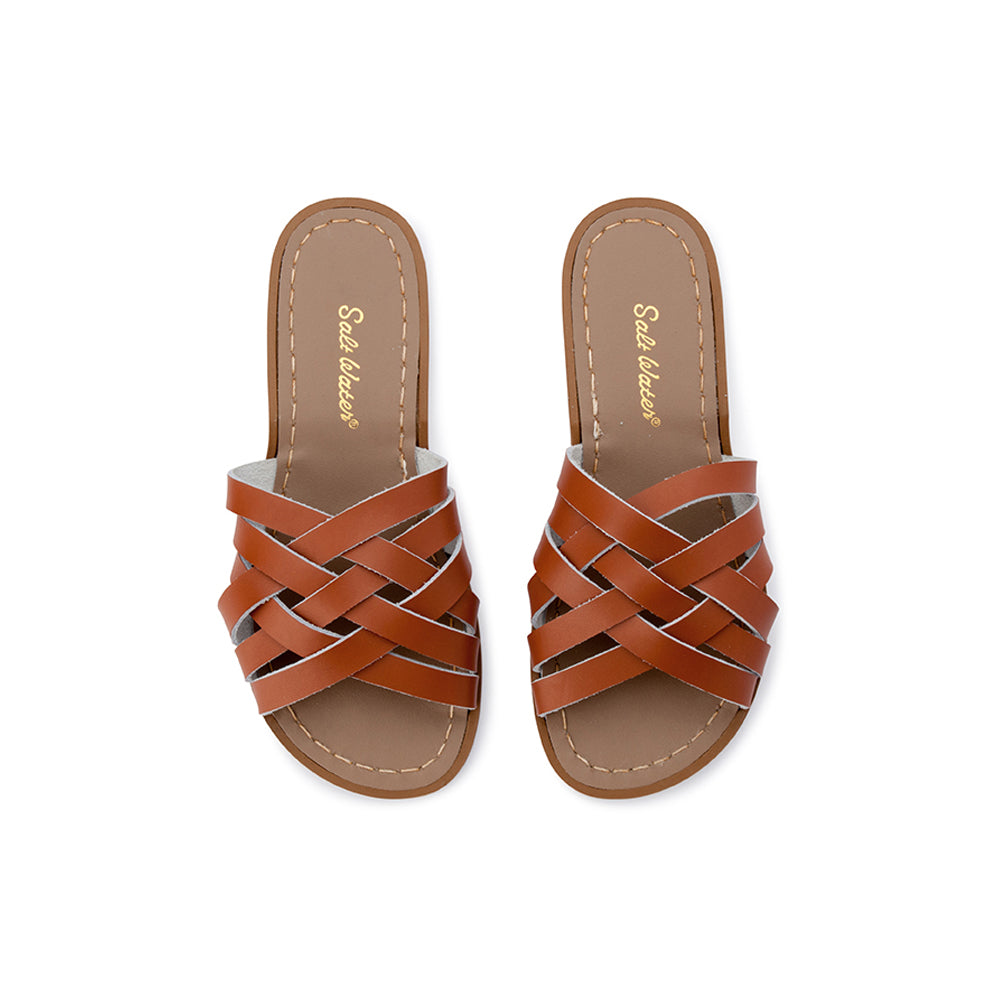 Saltwater Sandals Adults Retro Slides - Tan