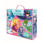 60 Piece Book & Giant Puzzle - Nature Princesses