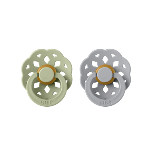 Boheme Pacifier 2 Pack - Sage/Cloud