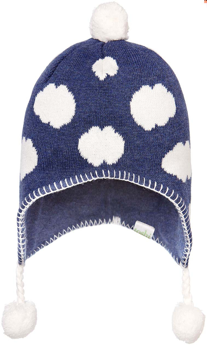 Toshi Organic Earmuff - Clouds / Navy