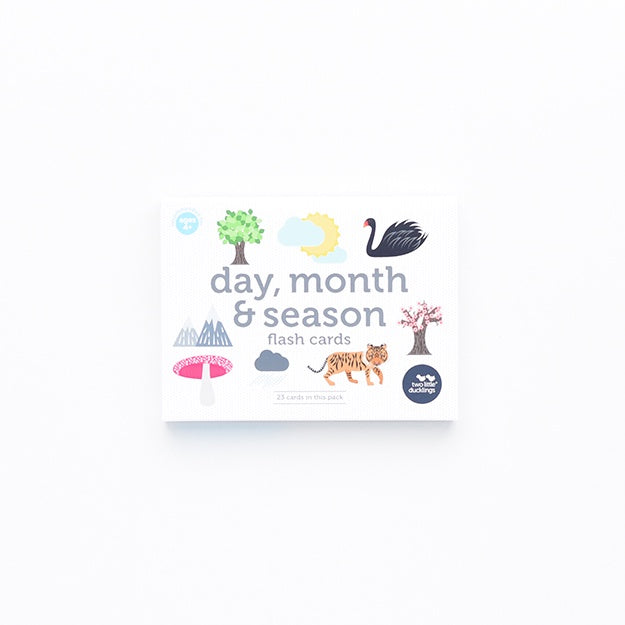 Flash Cards - Days, Months and Seasons