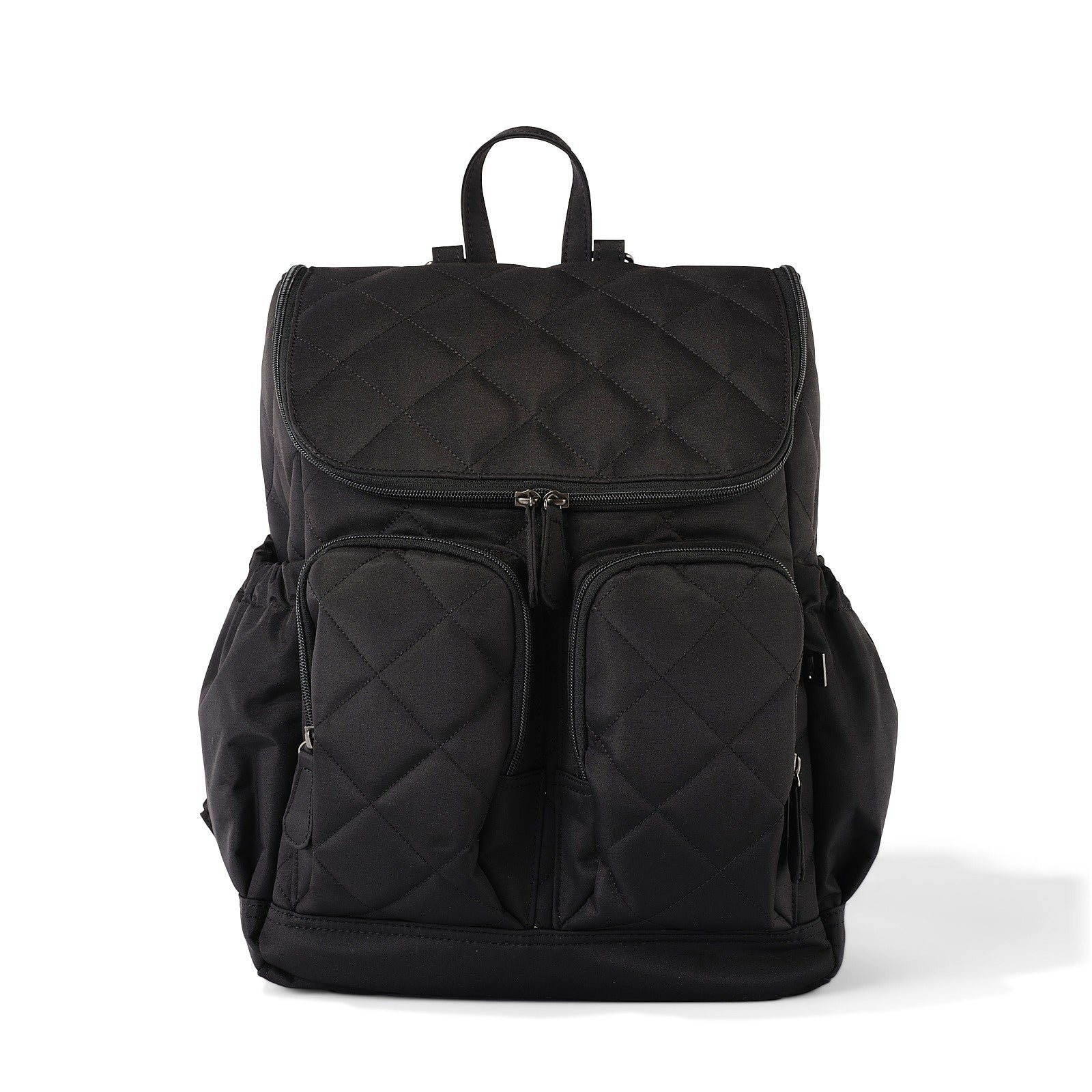 Signature Nappy Backpack - Black Diamond Quilt