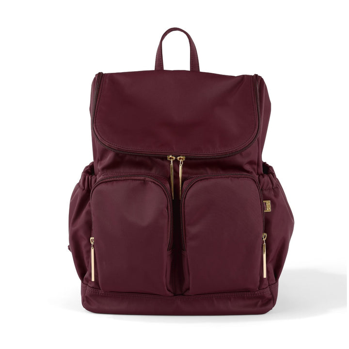 OiOi Nappy Backpack - Nylon Mulberry