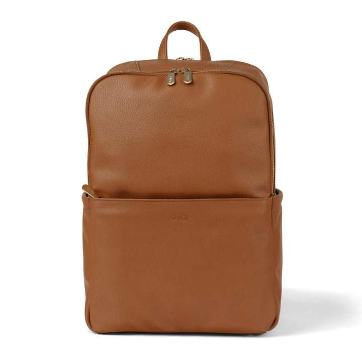 OiOi Nappy Backpack Multitasker - Chestnut Brown