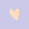 Greeting Card - Lilac Heart