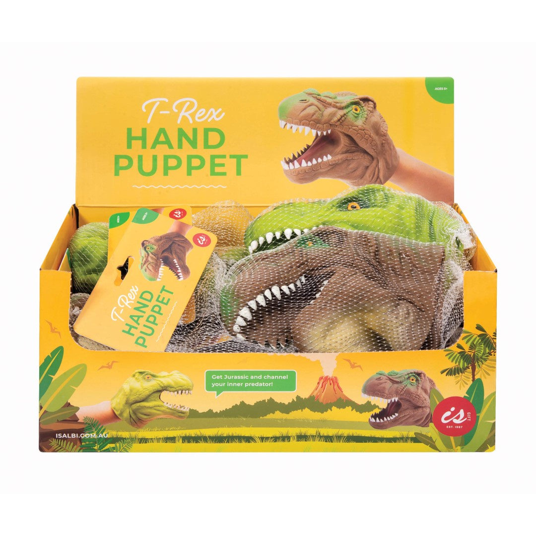 T-Rex Hand Puppet - Assorted