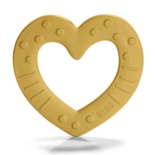 Bibs Baby Bitie Heart - Mustard