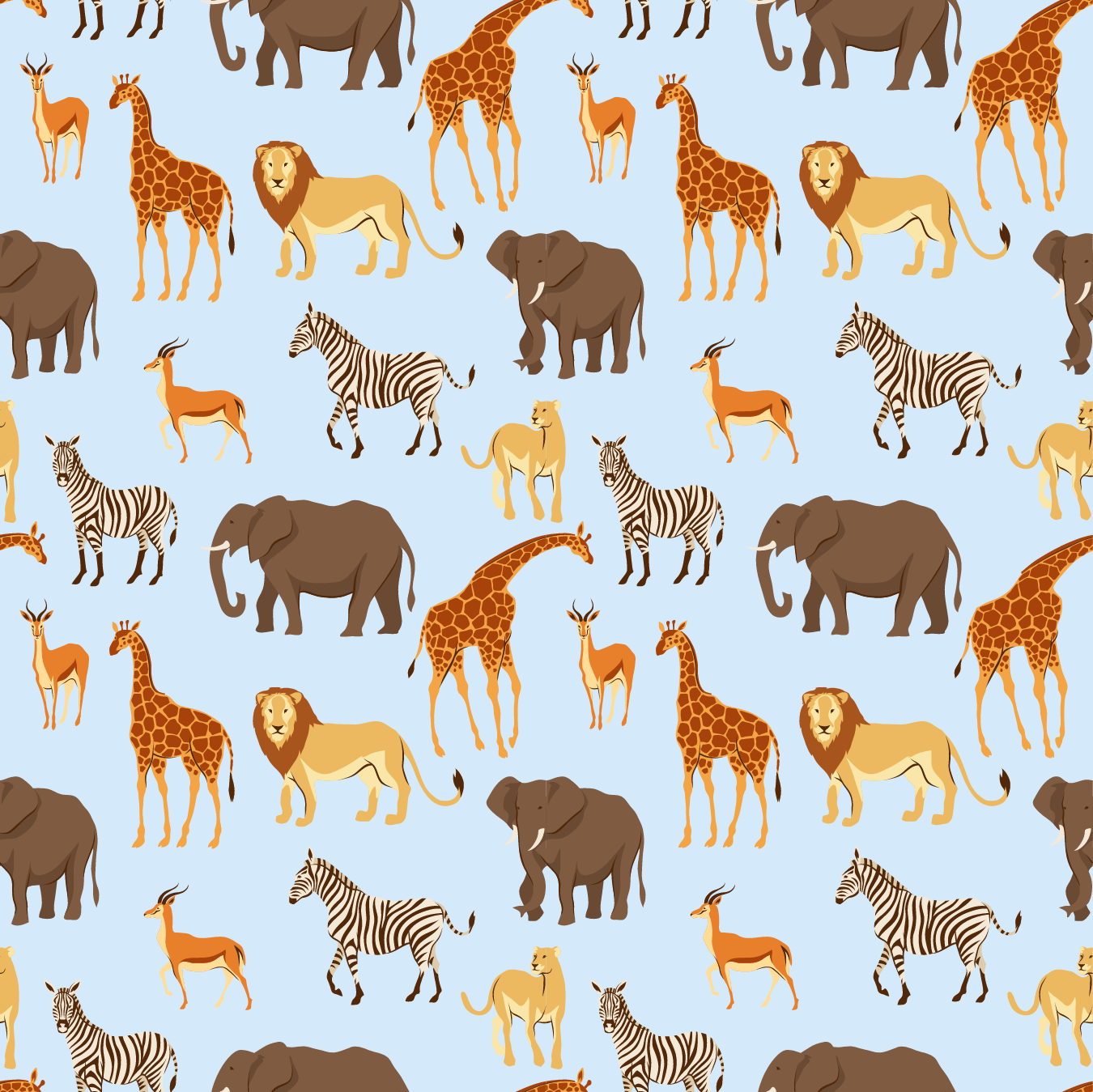 Greeting Card - Safari