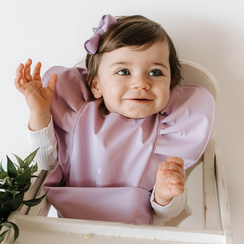 Snuggle Hunny Waterproof Bib - Lavender