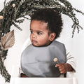 Snuggle Hunny Waterproof Bib - Grey