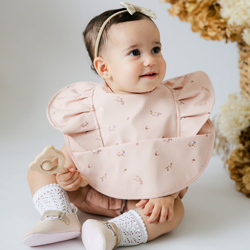 Snuggle Hunny Waterproof Bib - Posy